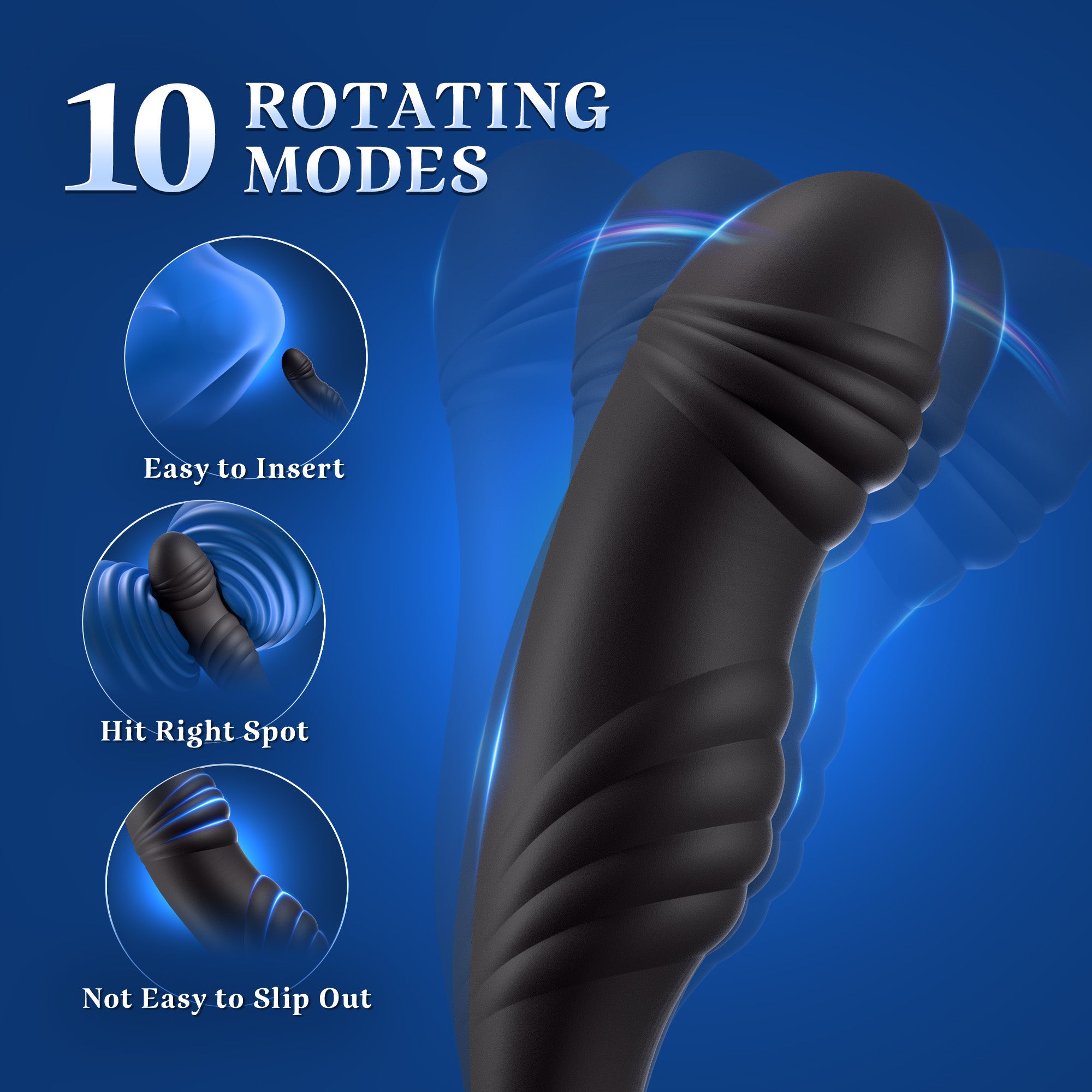 Prostate Massager Adult Toy-Remote Control Penis Ring