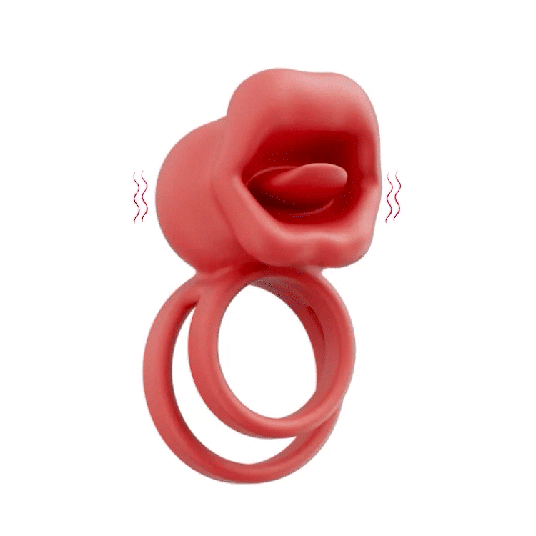 Mouth Vibrating Cock Ring-10 Vibration