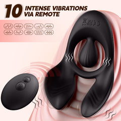 3 Motors Penis Ring-Vibraing
