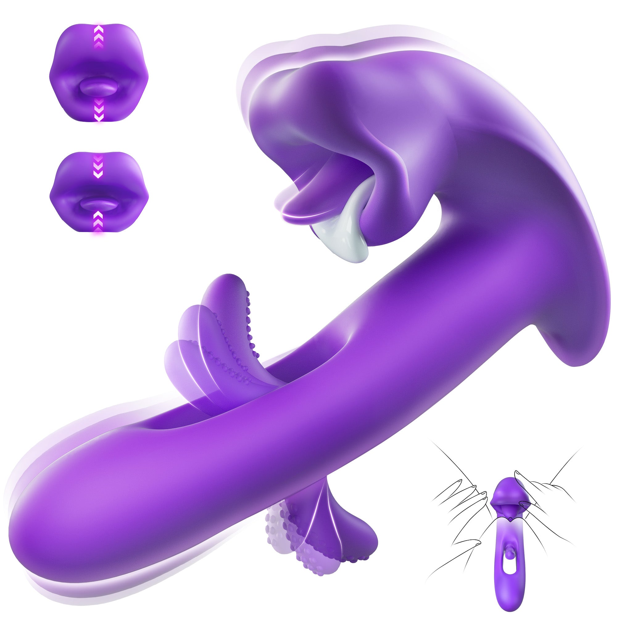 Flapping G spot Vibrator - Clitoral & Waterprooof