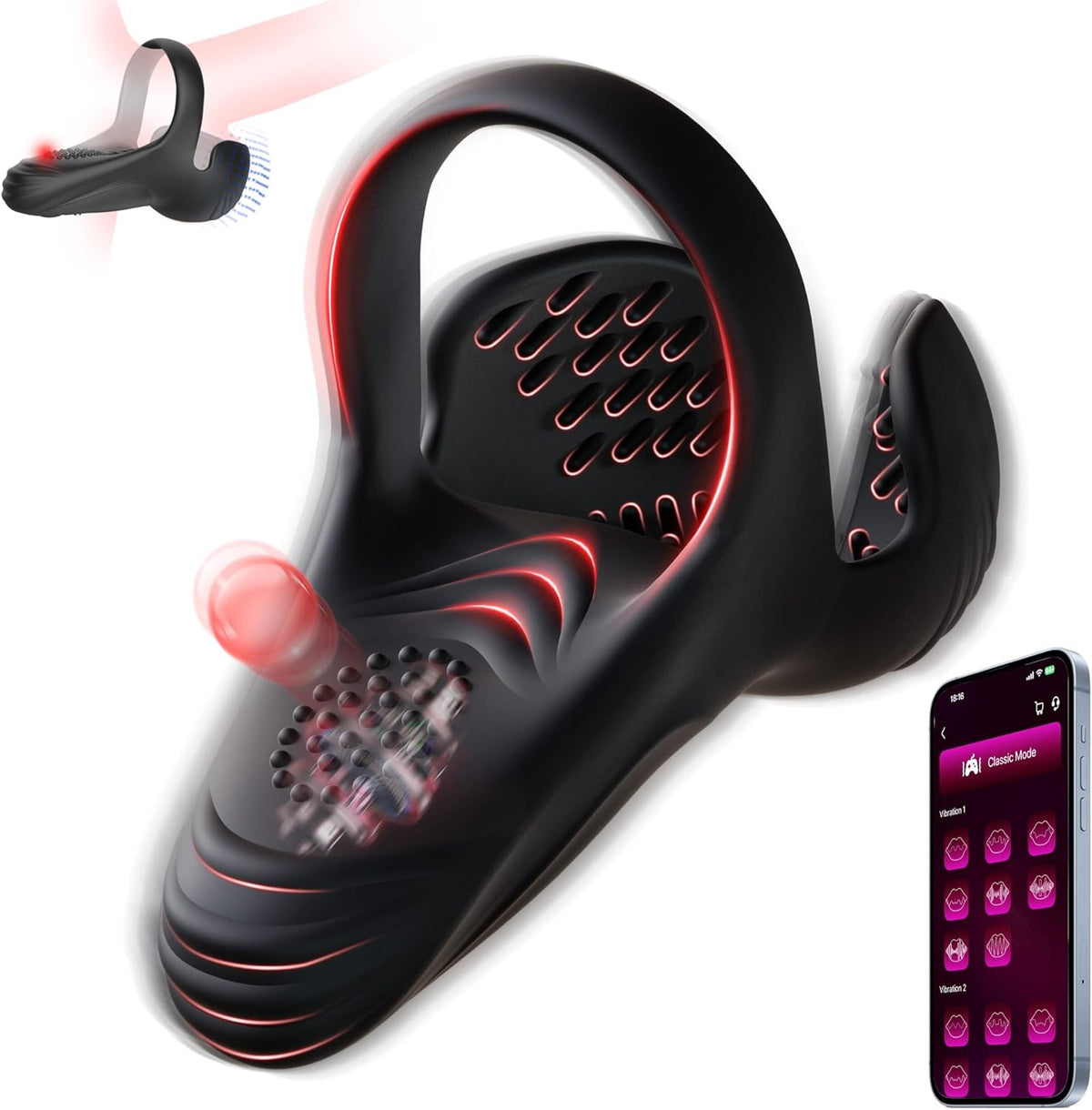 Nola Cock & Ball Ring