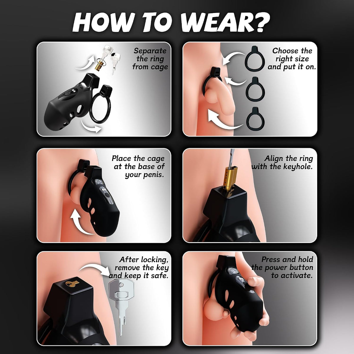 Vault App Chastity Cage