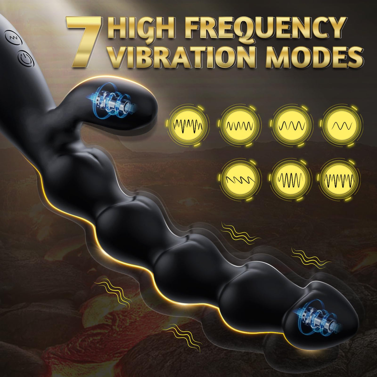 Perla Vibrating Anal Beads