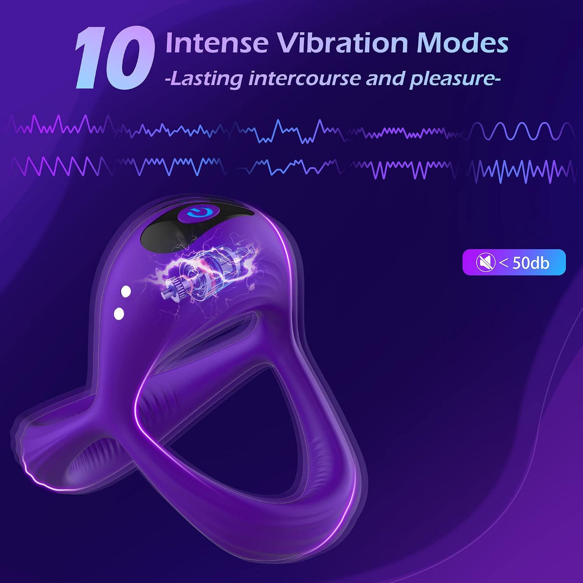 Delta Vibrating Cock Ring
