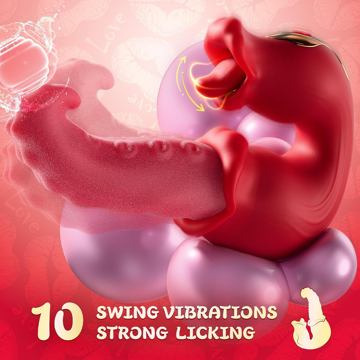 Coral Licking Rose Vibe