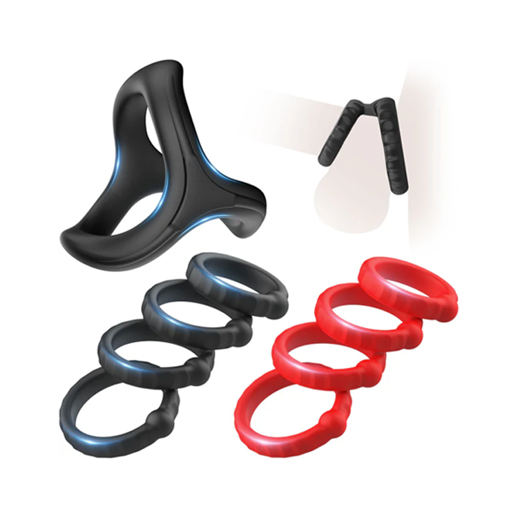 Deca 10-Piece Cock Ring Set 1