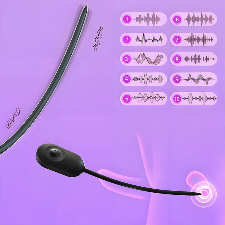 Narrow Vibrating Urethral Toy
