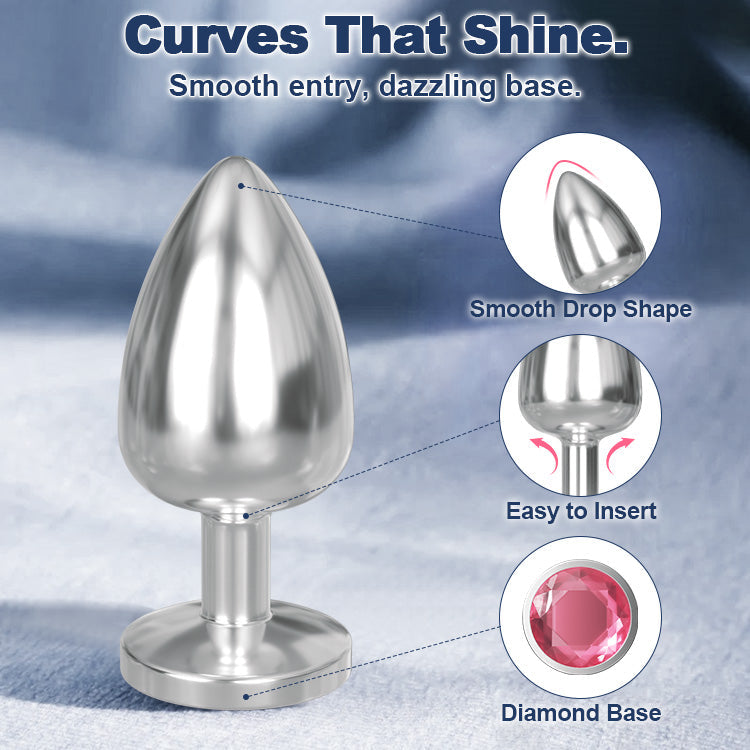 Crystal Metal Plug Trio