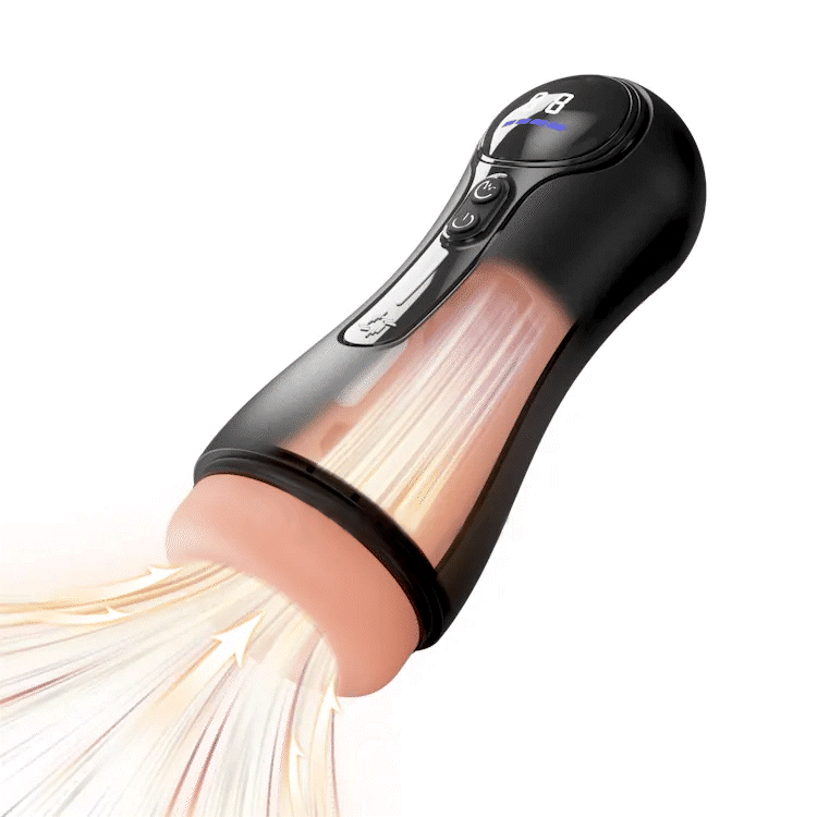 Automatic Male Masturbator – 4 Suction Modes, 9 Vibrations, LED Display
