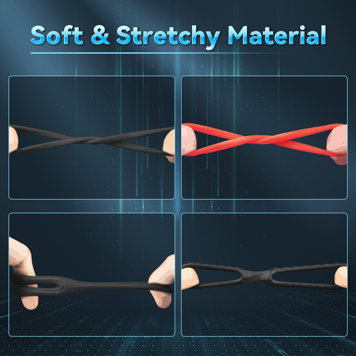 Deca 10-Piece Cock Ring Set 3