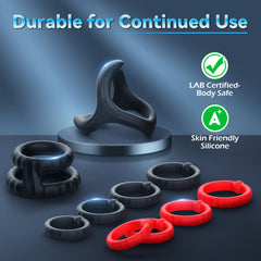 Deca 10-Piece Cock Ring Set 2