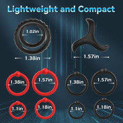 Deca 10-Piece Cock Ring Set 5