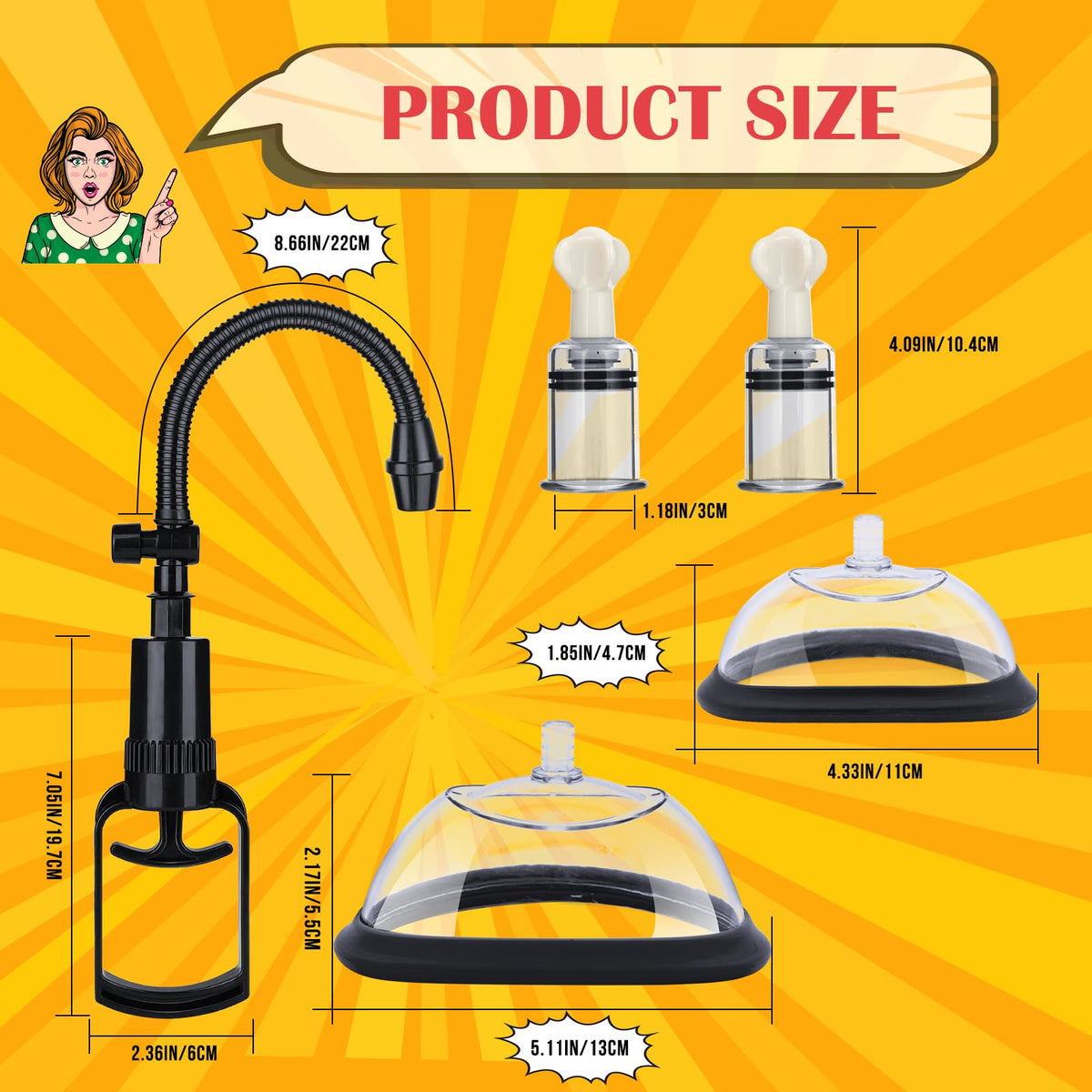 Twin Cup Manual Pump Set