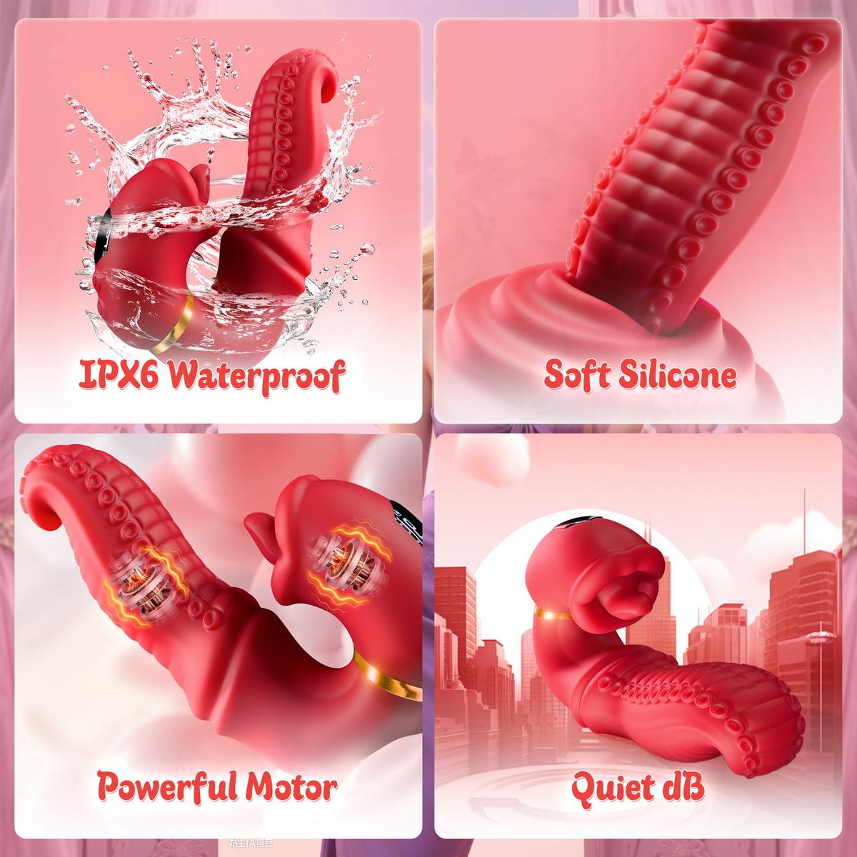 Teriruna water resistance material charging and low-noise graphic