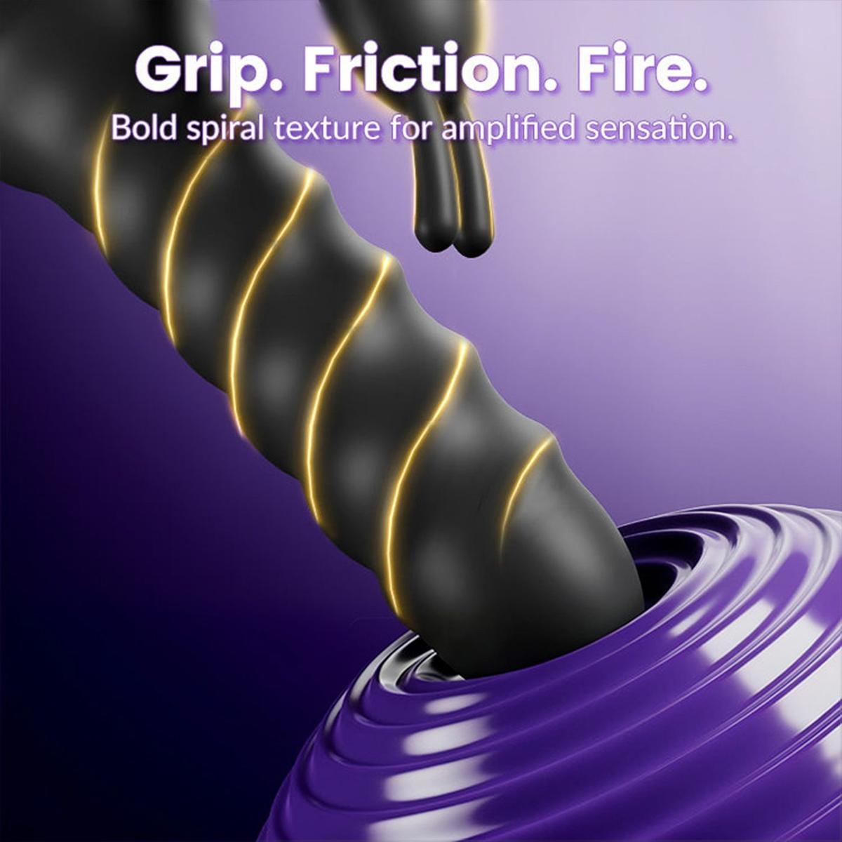 Spiral Texture for More Friction